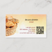 bakkerijbedrijf | warme broodmand visitekaartje (Voorkant)