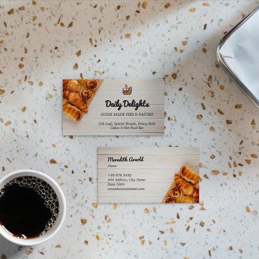 bakkerijbedrijf | warme broodmand visitekaartje