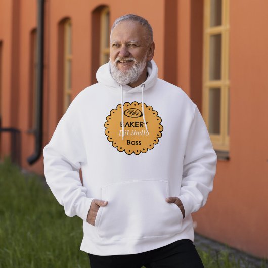 Bakkerijbrood illustraties hoodie