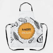 Bakkerijbrood illustraties schort (Voorkant)