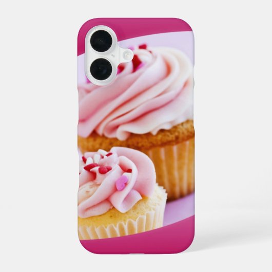 bakkerijcupcakes iPhone 16 hoesje (Achterkant)