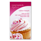 bakkerijcupcakes magnetisch visitekaartje (Voorkant Verticaal)