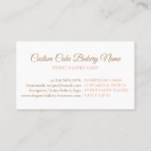 Bakkerijdienst Visitekaartje (Achterkant)