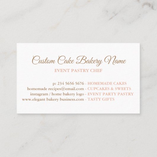 Bakkerijdienst Visitekaartje (Achterkant)