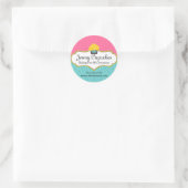 Bakkerijdozen voor whisky ronde sticker (Tas)