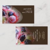 Bakkerijen, banketbakkers, visitekaartjes sjabloon (Voorkant / Achterkant)