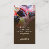 Bakkerijen, banketbakkers, visitekaartjes sjabloon (Achterkant)