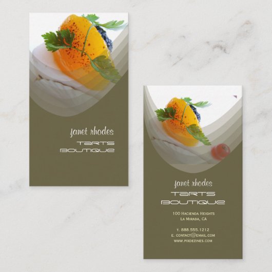 Bakkerijen, banketbakkerswinkels visitekaartje sja (Voorkant / Achterkant)