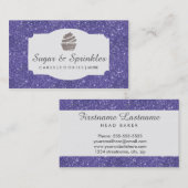 Bakkerijen en cateringPaars Visitekaartjes van gli (Voorkant / Achterkant)