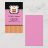 Bakkerijen en Visitekaartjes voor de perskoeken (Voorkant / Achterkant)