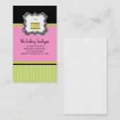 Bakkerijen en Visitekaartjes voor de perskoeken (Voorkant / Achterkant)