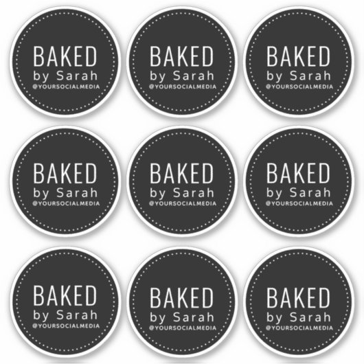 Bakkerijen, verpakkingsmateriaal, vinylStickers Sticker (Voorkant)