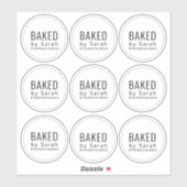 Bakkerijen, verpakkingsmateriaal, vinylStickers Sticker (Vel)