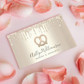 Bakkerijgebak Chef Catering Gold Glitter Drivers Visitekaartje