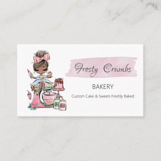 Bakkerijgebak Cupcakes Visitekaartje (Voorkant)