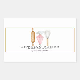 Bakkerijgebak Etiket banketbakkerswaren