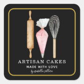 Bakkerijgebak Etiket banketbakkerswaren (Voorkant)