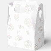 Bakkerijgebak in het ovenpatroon Baby shower Bedankdoosjes (Open)