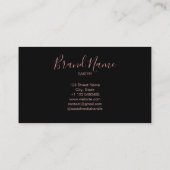 Bakkerijgebakken Roos Gold Whisk Chef minima Visitekaartje (Achterkant)