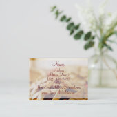 Bakkerijgebakken Visitekaartjes (Staand voorkant)