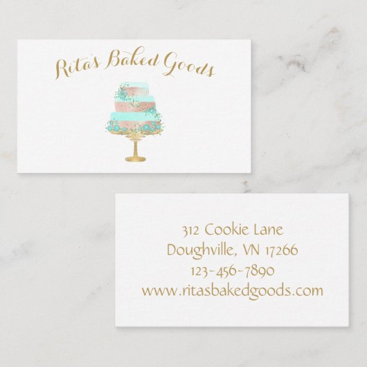 Bakkerijkdarm Visitekaartje (Voorkant / Achterkant)