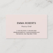 Bakkerijkgebak Dekkaftapper Pipet Heart Logo Visitekaartje (Achterkant)