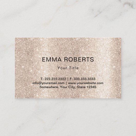 Bakkerijknollen Moderne gouden gebak Visitekaartje (Achterkant)