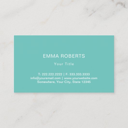 Bakkerijknollen Sweet Behandelt Gold Confetti Visitekaartje (Achterkant)