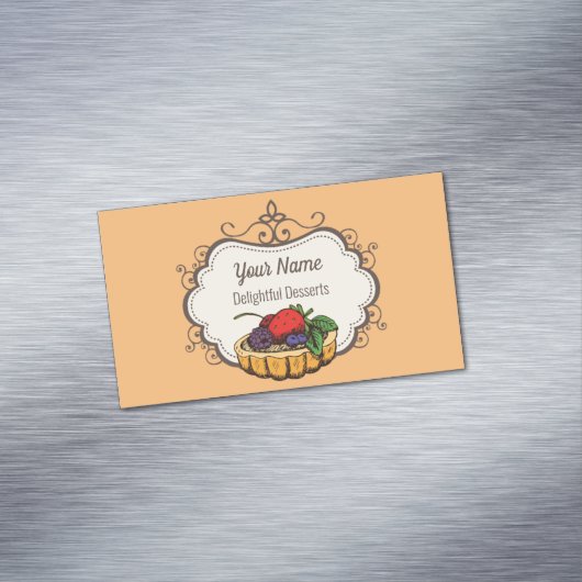 bakkerijkoek magnetisch visitekaartje (Voorbeeld)