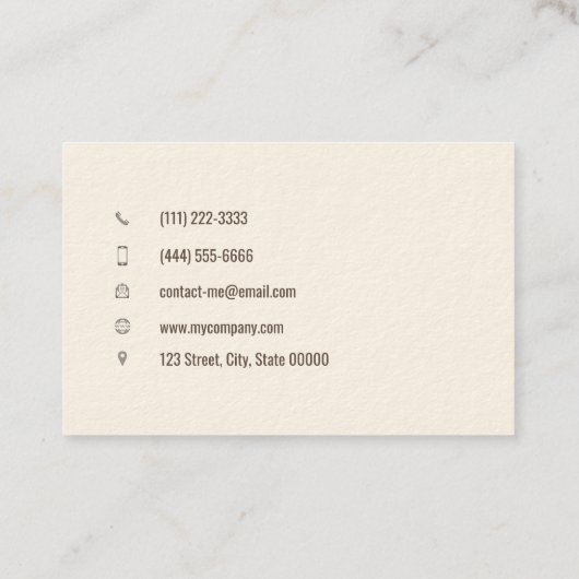  bakkerijkoek visitekaartje (Achterkant)