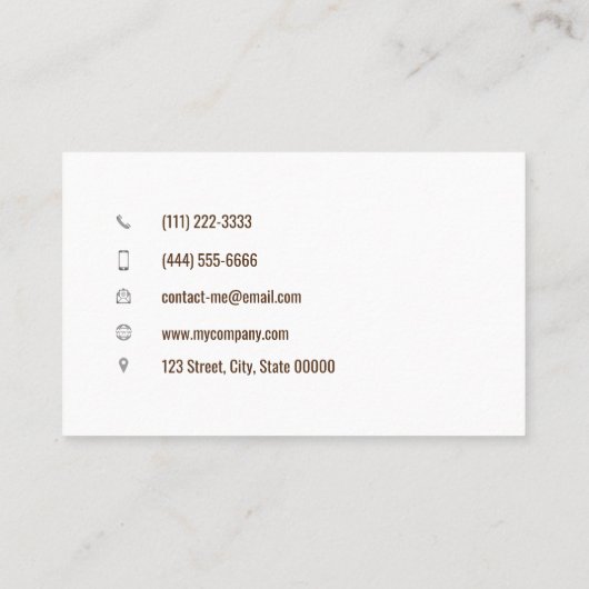  bakkerijkoek visitekaartje (Achterkant)