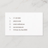  bakkerijkoek visitekaartje (Achterkant)