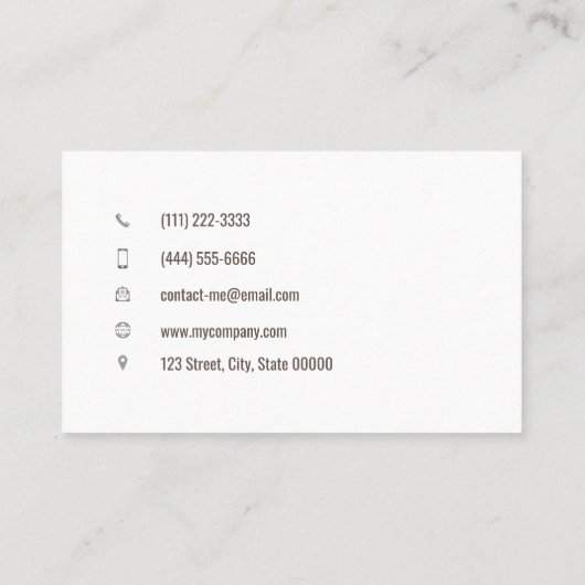  bakkerijkoek visitekaartje (Achterkant)