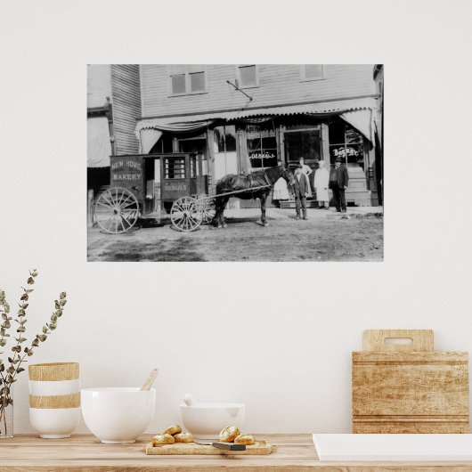  bakkerijlevering poster (Keuken)