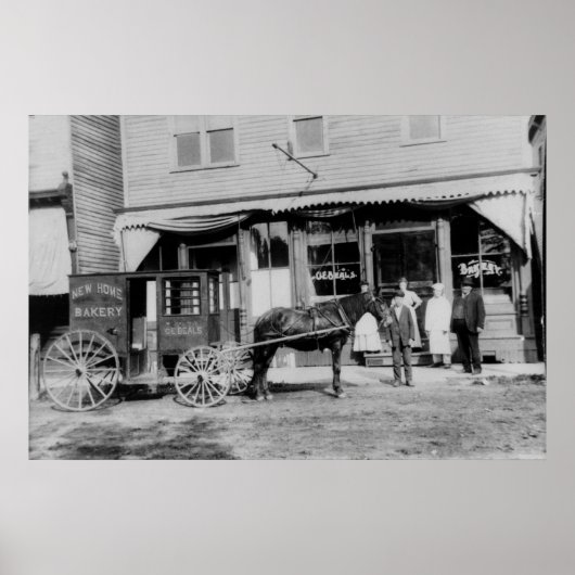 bakkerijlevering poster (Voorkant)