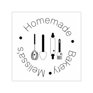 Bakkerijlogo Bakgerei Thuisgebakken Taarten Zelfinktende Stempel