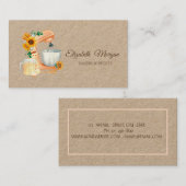 Bakkerijmixer Sunflower Kraft Visitekaartje (Voorkant / Achterkant)