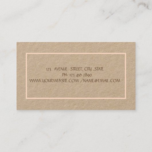 Bakkerijmixer Sunflower Kraft Visitekaartje (Achterkant)