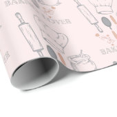 bakkerijpatroon cadeaupapier (Rol Hoek)
