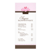 Bakkerijprijslijst Reclamekaart (Voorkant)