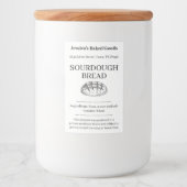 Bakkerijproduct Label SD01_01tr Voedselcontainer Etiket (Voorkant)