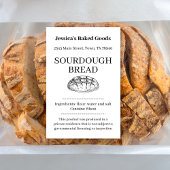 Bakkerijproduct Label SD01_01tr Voedselcontainer Etiket