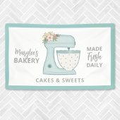 Bakkerijproducten, banketbanner spandoek