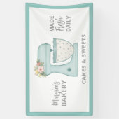 Bakkerijproducten, banketbanner spandoek (Verticaal)