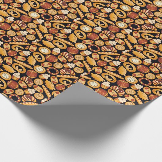 Bakkerijproducten Cadeaupapier (Hoek)