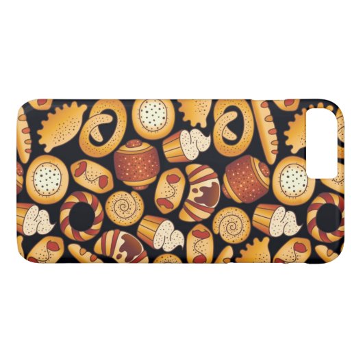 Bakkerijproducten Case-Mate iPhone Case (Achterkant (Horizontaal))