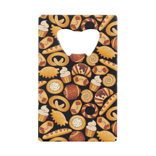 Bakkerijproducten Creditkaart Flessenopener (Voorkant)