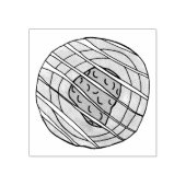 Bakkerijproducten en Deense banketbakkerswaren Rubberstempel (Afrduk)