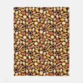 Bakkerijproducten Fleece Deken (Voorkant)