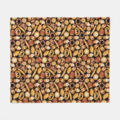 Bakkerijproducten Fleece Deken (Voorkant (Horizontaal))